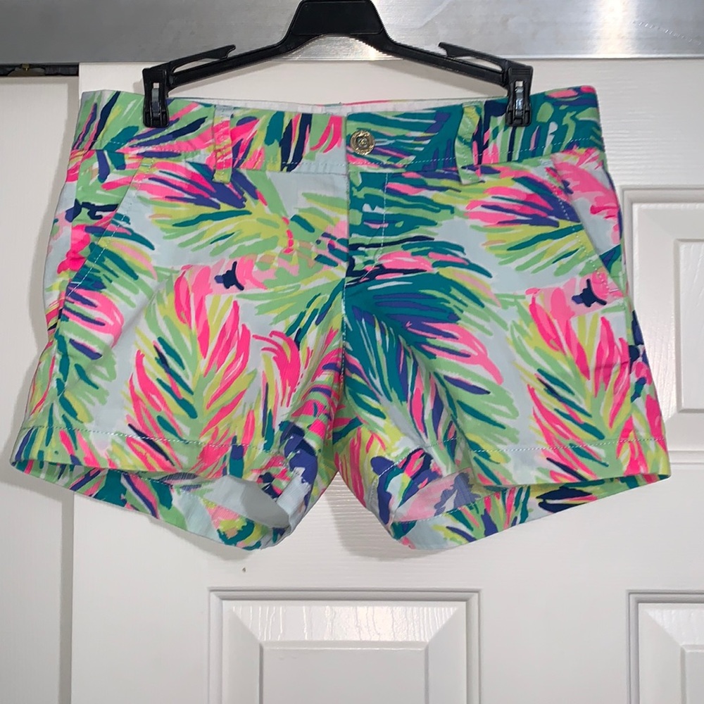 LILLY PULITZER Leaf Print Multi Colored The Callahan Short